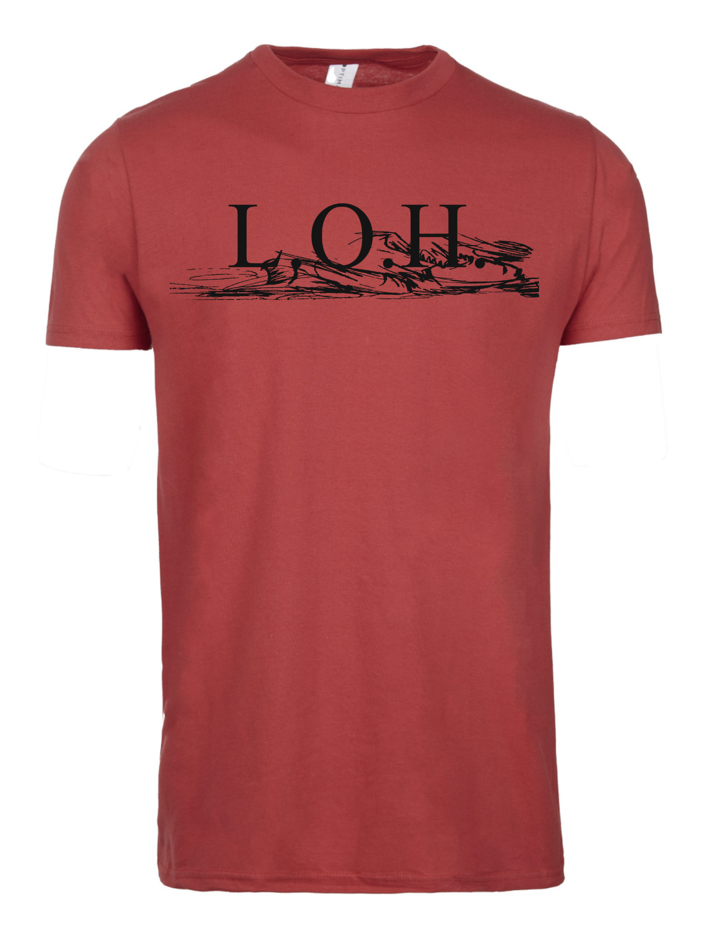 Adult Red & Black Lead-Off Hitter Shirt