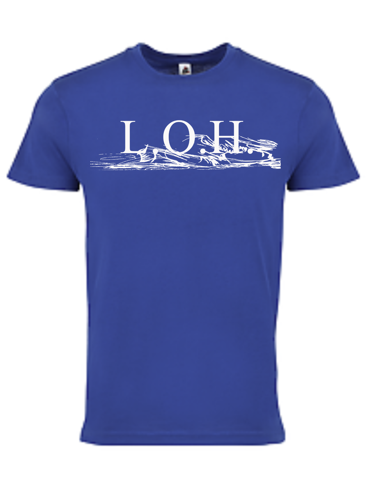 Youth Royal Blue & White Lead-Off Hitter Shirt