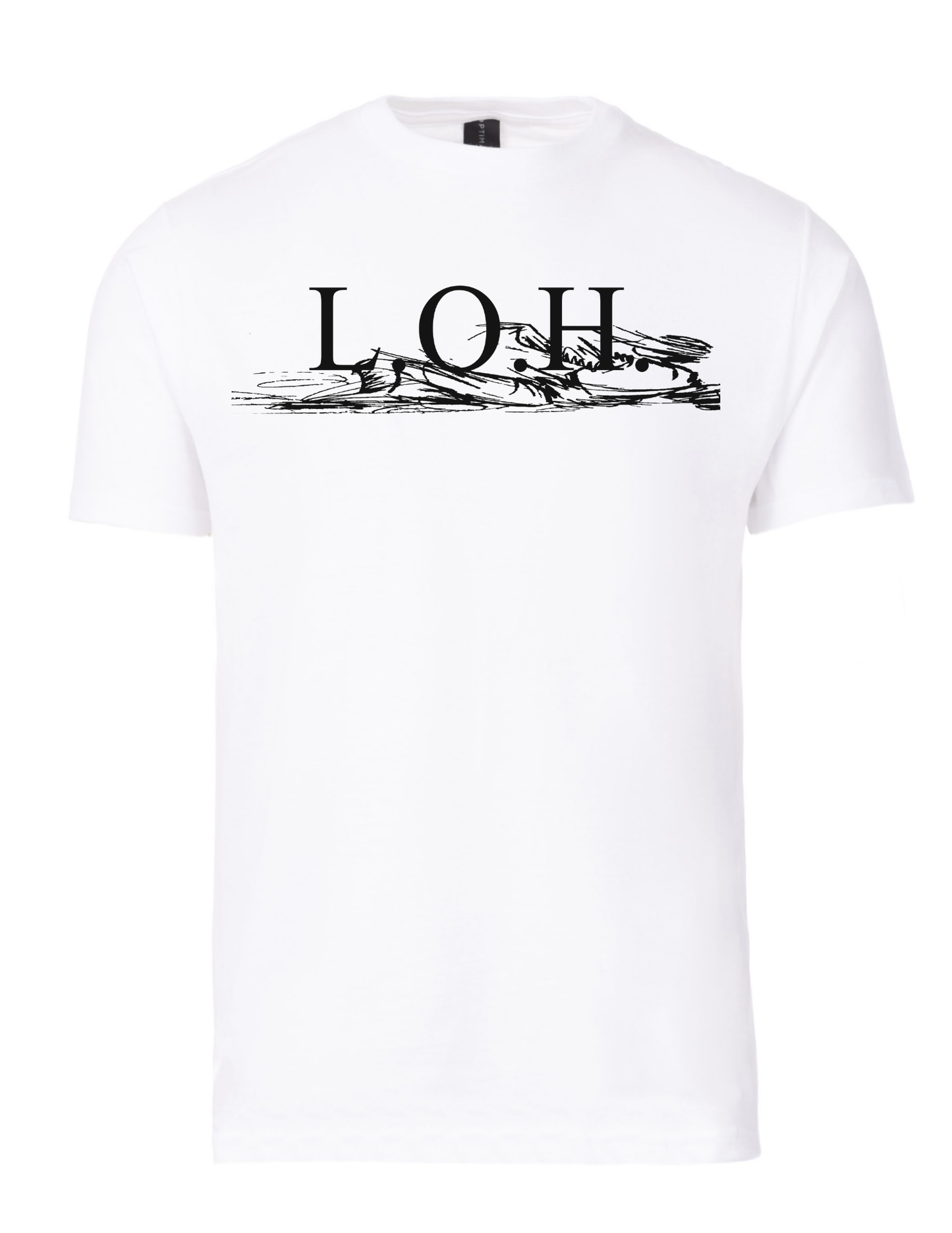 Adult White & Black Lead-Off Hitter Shirt