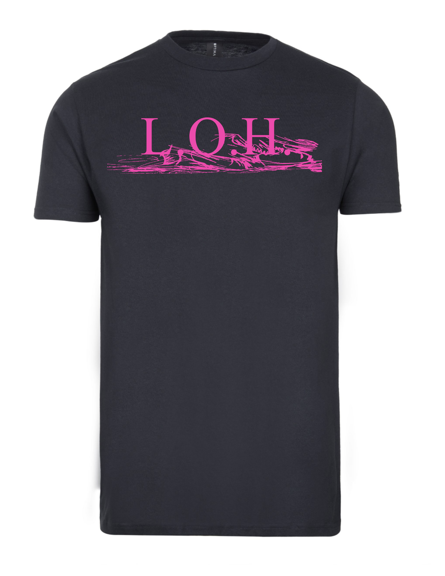 Youth Black & Hot Pink Lead-Off Hitter Shirt