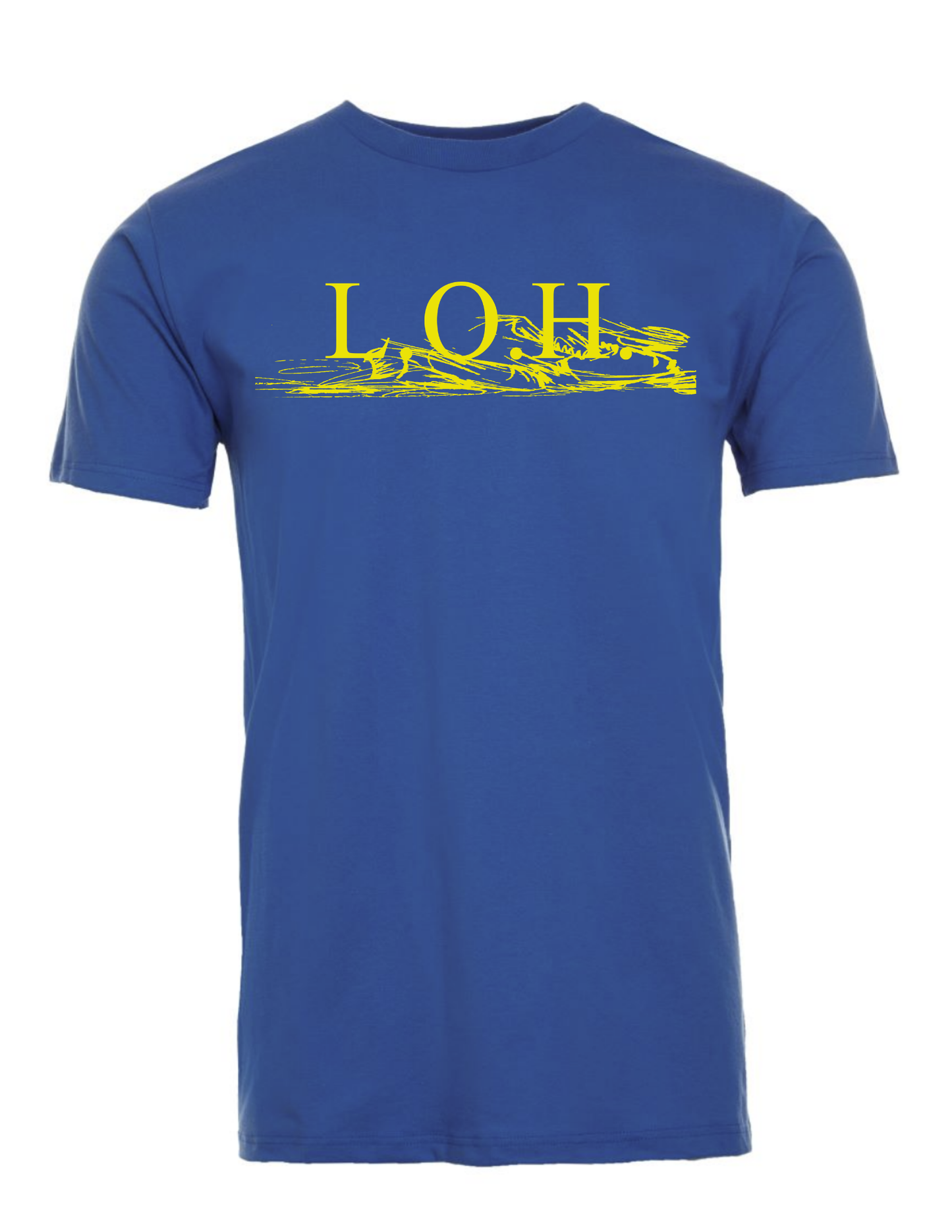 Adult Vivid Blue & Gold Lead-Off Hitter Shirt