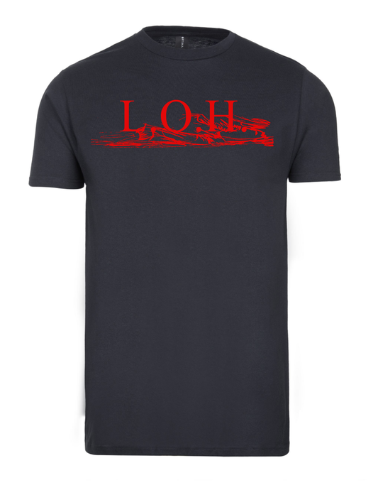Adult Black & Red Lead-Off Hitter Shirt