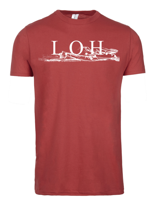 Adult Red & White Lead-Off Hitter Shirt