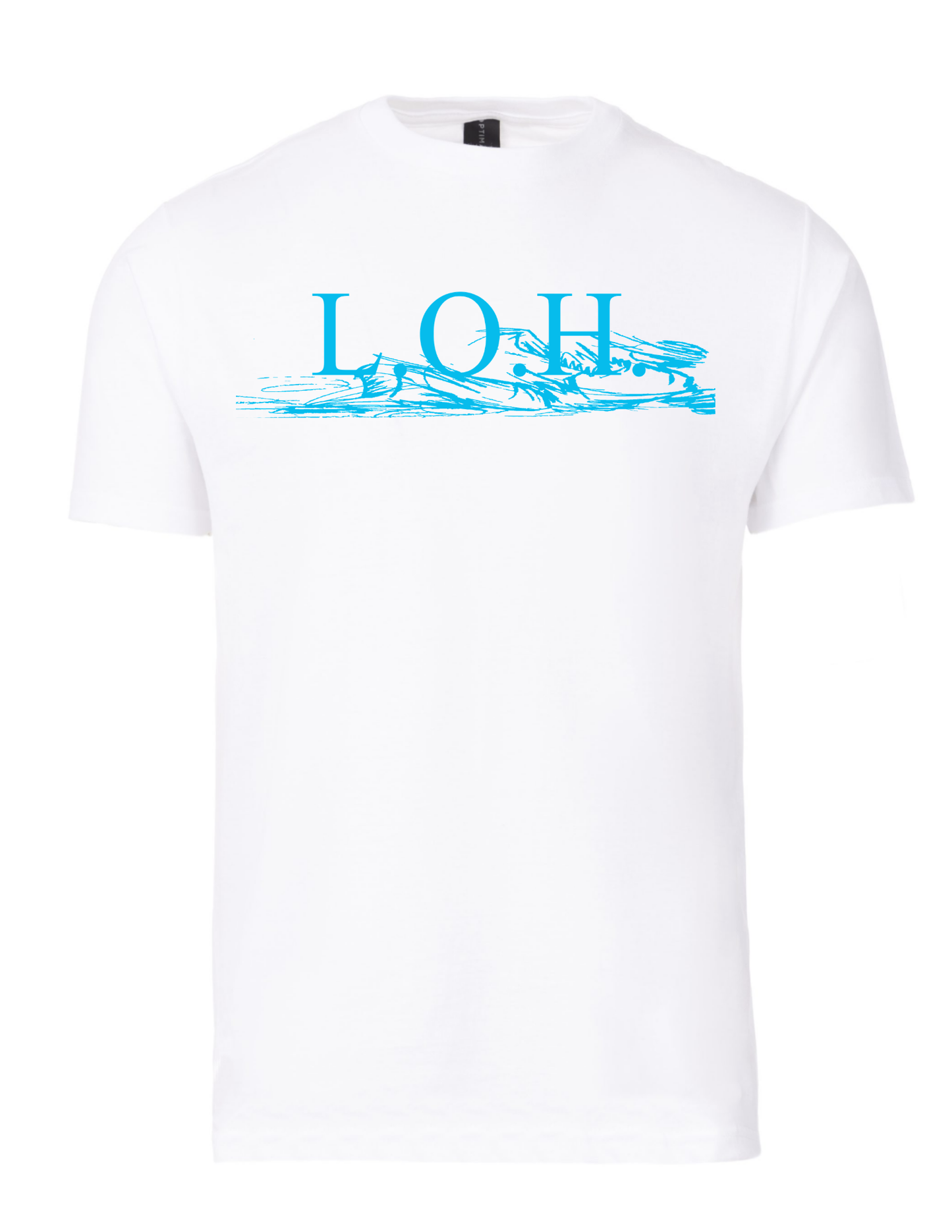 Youth White & Carson Blue Lead-Off Hitter Shirt