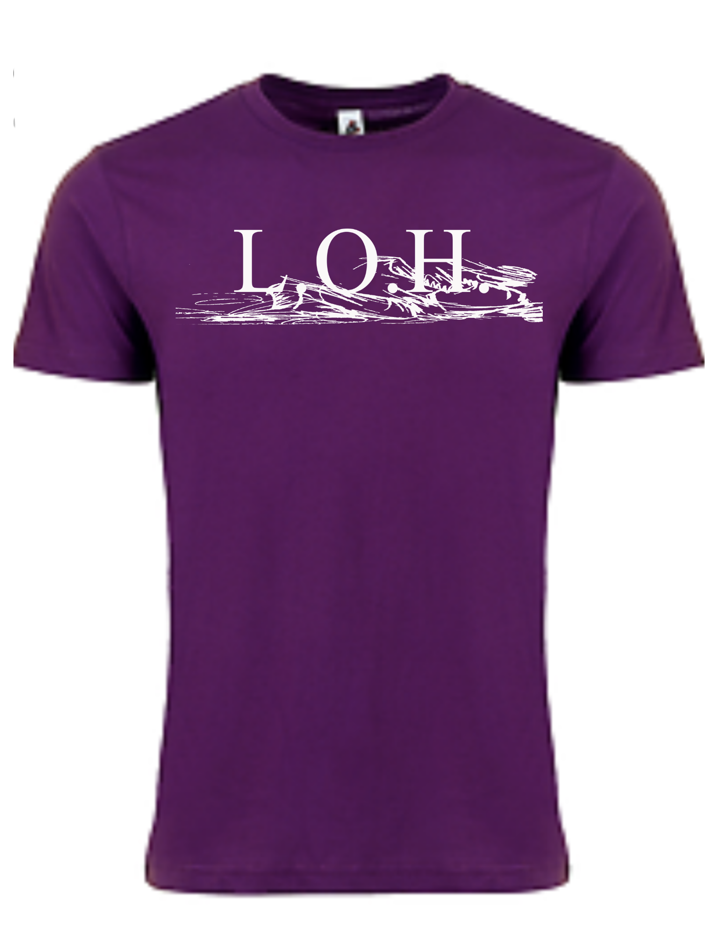Adult Purple & White Lead-Off Hitter Shirt