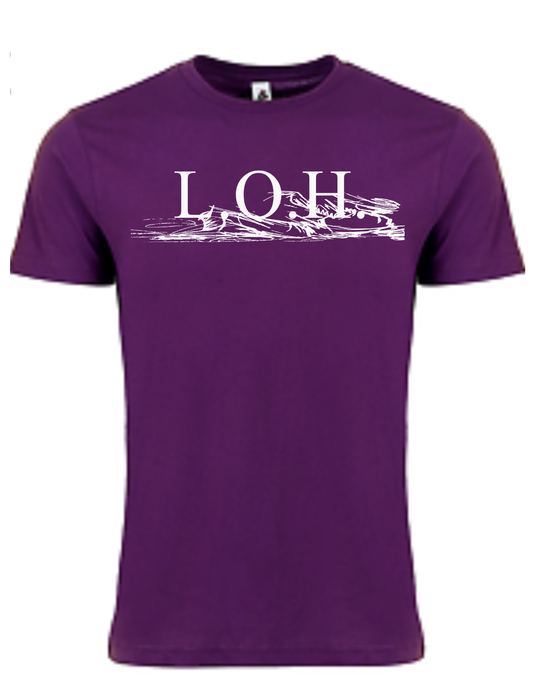 Adult Purple & White Lead-Off Hitter Shirt