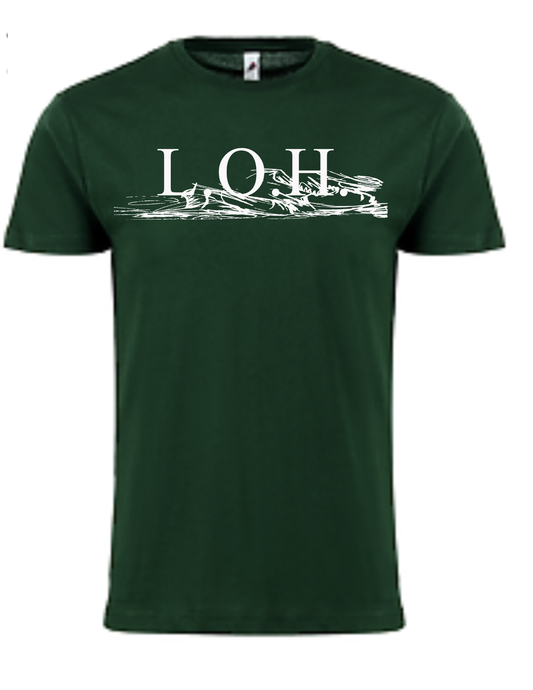 Adult Forest Green & White Lead-Off Hitter Shirt